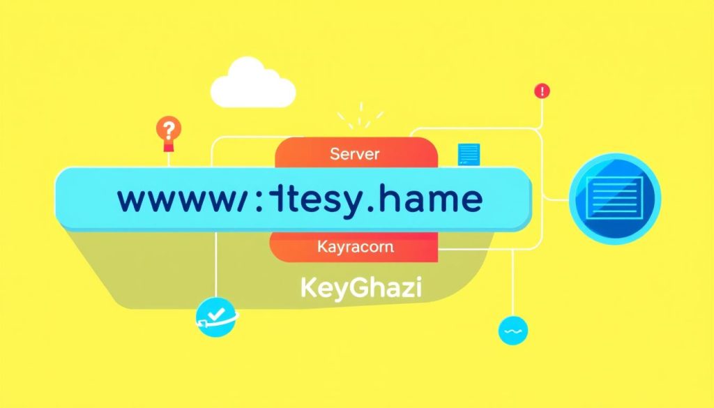 what separates components of a domain name