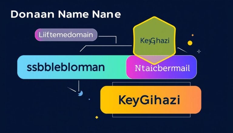 what separates components of a domain name
